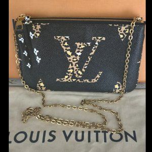 Louis Vuitton Double Pochette Jungle Limited Edition 2019.  ///SOLD///SOLD///